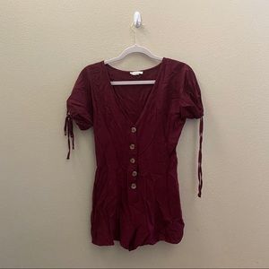Pacsun Button Up Romper